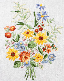 Printed embroidery kits