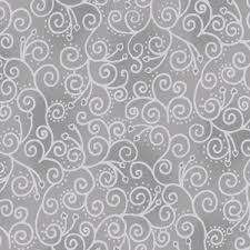 Stoffa Christmas Wonders - Grey Swirls 4596-918
