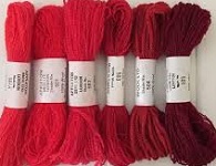 Appletons Wools 501a -505 SCARLET