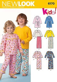 6170 Lounge trousers top dressing gown KIDS