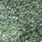 KID44 Soft Green Lustre Kidney Beads