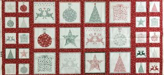 Little Christmas Eve fabric panel 20 007P