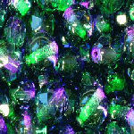 SPA810B 8mm Two Tone Purple to Jade Crystals x 10
