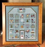 Historical Sampler Company ADVENT HOUSE Cross Stitch Kit