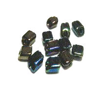 PIP05 Bronze Metallic Pipe Beads