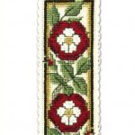 Textile Heritage Heraldic Rose Bookmark Kit