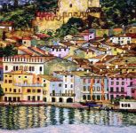  Malcesine on Lake Garda after Gustav Klimt 1056TT