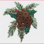 Christmas Pinecones  Edmar 2054  