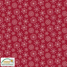 Stoffa Nordic Hygge - Snowflakes 4497-050