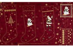 Christmas Is Near Stocking panel 4595 481