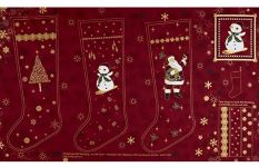 Christmas Is Near Stocking panel 4595 481