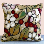 White daisies , red berries after Tiffany 60973TT 