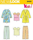 6405.  . Lounge trousers -and top - dressing gown too .KIDS