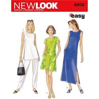 6602 . EASY . Tunic dress and Lounge trousers - v suitable for working from home - Smart top for virtual meetings and casual bottoms 