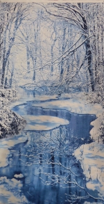 Meandering River in Winter 