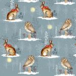 Winter Moon Owl and Hare 101