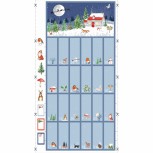 Christmas Eve Blue Advent Calender 81770 102