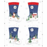 Christmas Eve Stocking Panel 81780