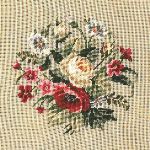 Rose and poppy Spray 81818 DT