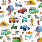 Get Away Beachside Campervans 89510 . Don't miss this fabric at this price ! 