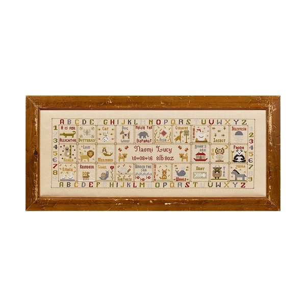 Animal Magic Birth Sampler