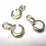 BDN102 Silver Plated Duet clasp x 2 pairs