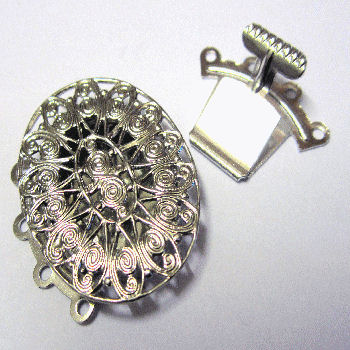 BDN103 4 Ring Filigree Clasp 