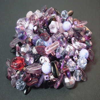 BMB05 Amethyst Bead mix - 100g 