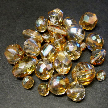 BMB19 Soft Honey Crystal Bead mix