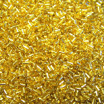 BUG21S/G 2.5mm bugle beads