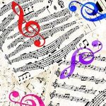 Timeless Treasures Jazz Fusion Music CD2233 . Don't miss this fabric at this price !