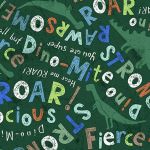 Timeless Treasures Dino Roar CD 2429 . Don't miss this fabric at this price ! 