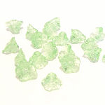 FLO04 green floral bead