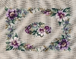 Flowers as a rectangle  G18236 DT
