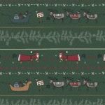 Hollybery Christmas Santa Stop Here by Lynette Anderson Don't miss this fabric at this price ! 