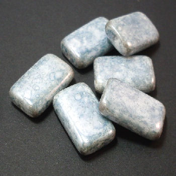 MAR018 Steel Grey Marble Beads x 10