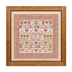 Historical Sampler Company Owl & the Pussy Cat Birth Sampler Cross Stitch Kit
