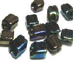 PIP05 Bronze Metallic Pipe Beads