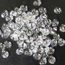 PTB01 Preciosa  Glass Twin Beads Silver Lined