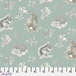 Free Spirit Woodland Blooms Squirrel and Hedgehog . Don't miss this fabric at this price ! 