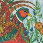  Pheasant Embroidery ELH2