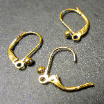 RAT13ES/G  Lever Back Earring, 2 pairs