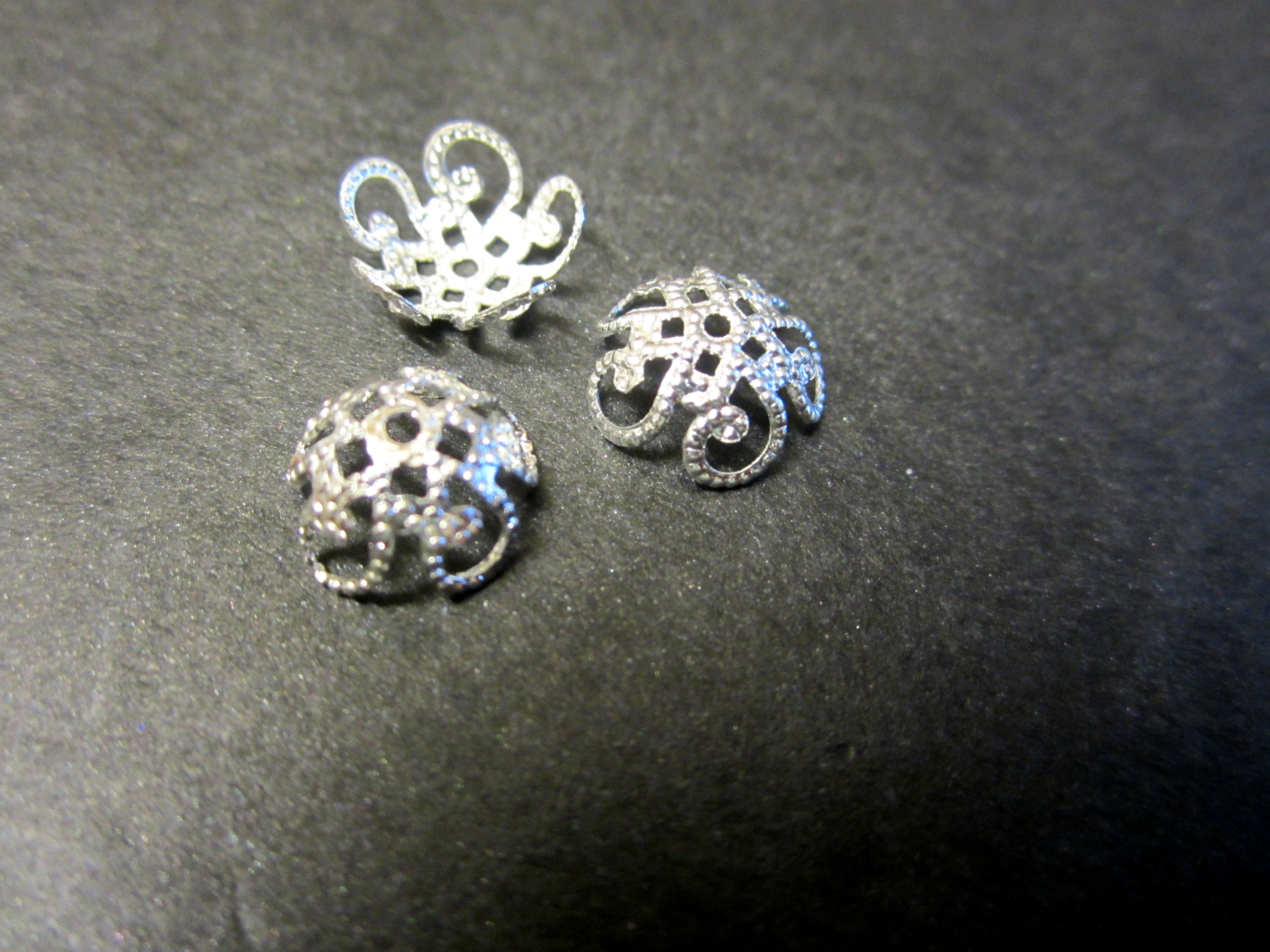 RAT4610S  10 mm Beads Caps x 4