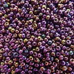 Size 9 Rocailles purples/bronze  ROC107