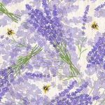Timeless Treasures Tossed Lavender Row  CD2135 .  Don't miss this fabric at this price !