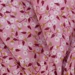 Cotton Lawn Ditsy flowers on pink SI 0150 