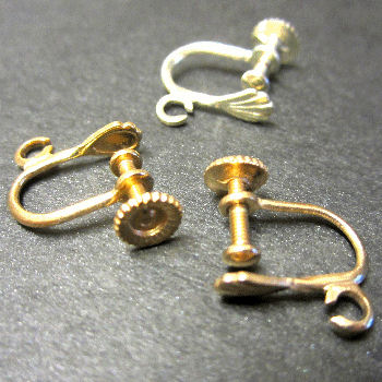 SSC20G/S Screw On Earrings x 2 pairs