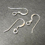 SSC23 Sterling Silver Pierced Earwires x 1 pair
