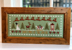 Historical Sampler Company Snowflakes and Snowmen Cross Stitch Kit