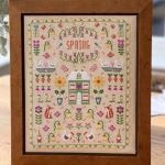 Spring Garden Cross Stitch Historical Sampler Company